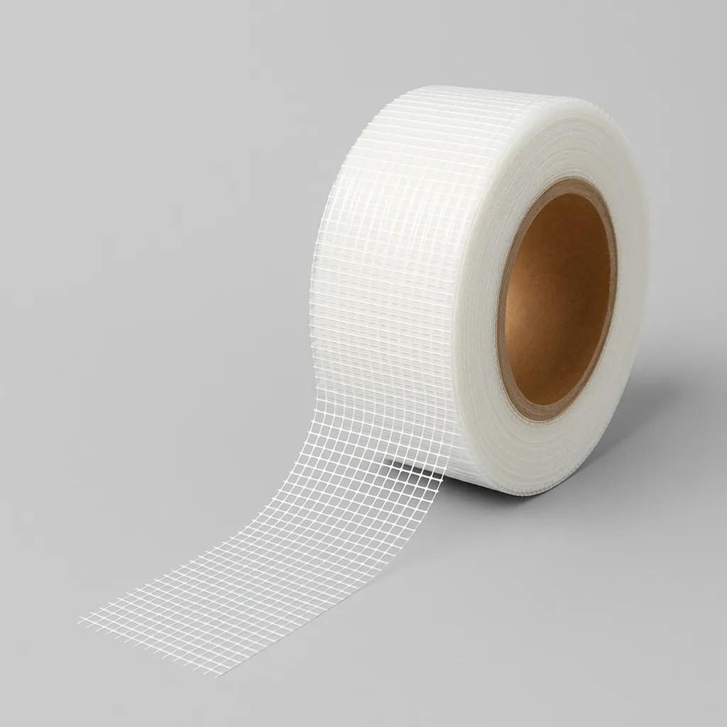 Fita Fibra De Vidro Branca 48mm X 45m Autoadesiva Drywall Gesso Titanium Platina