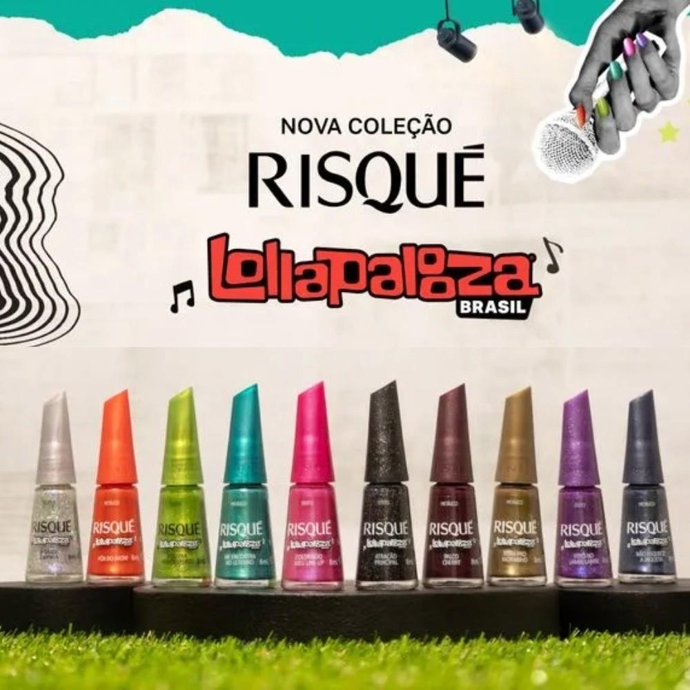 Esmalte Risqué Coleção Lollapalooza