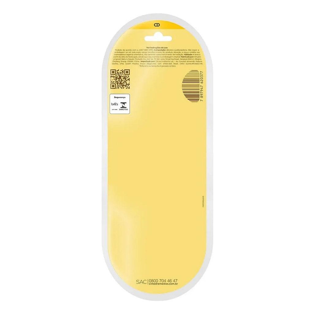Mamadeira João E Maria Fluxo Médio Bico De Silicone +3 Meses 240ml