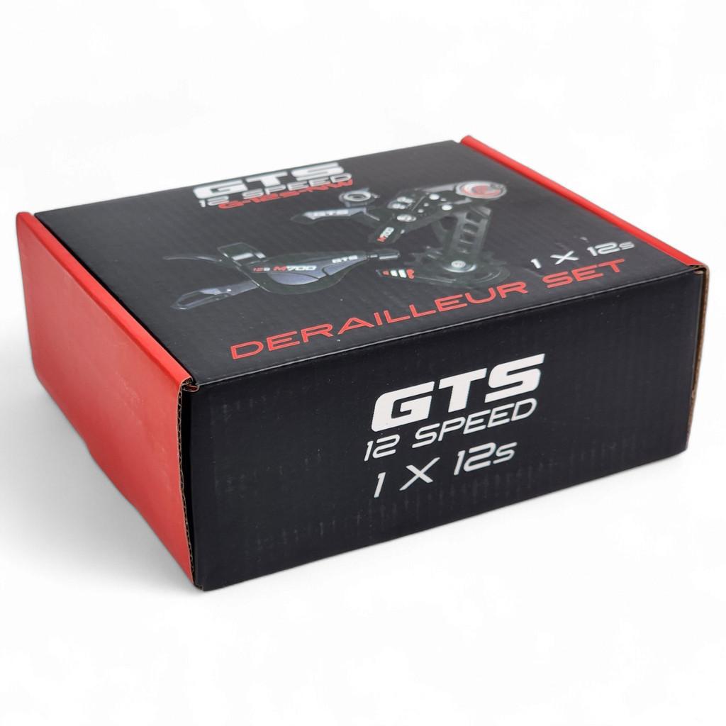Kit Transmissão 12V Gts 1x12 C/Corrente + Cassete Gts 11x50 + Pedivela Gts 34D + Cubo Gts C/Blocagem