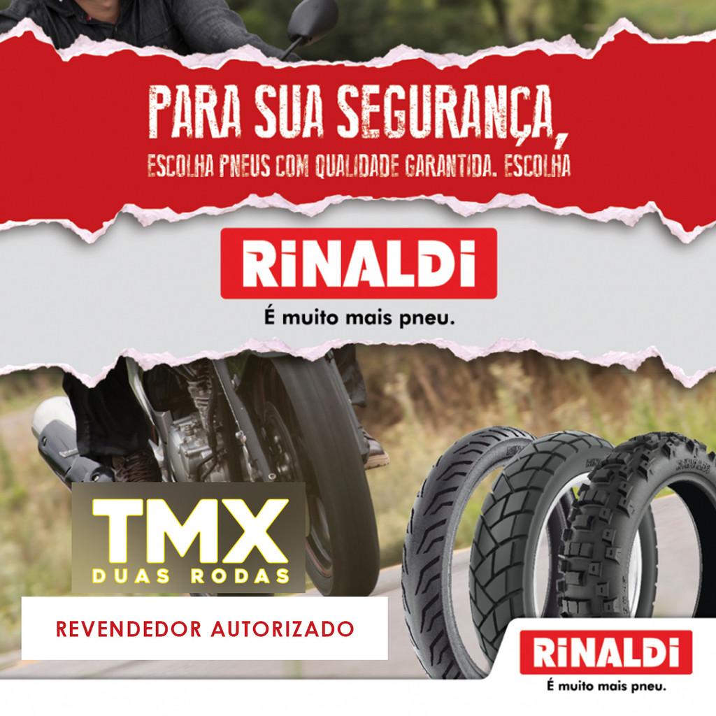 Pneu Traseiro Mini Moto Trilha Motocross Rinaldi 60/100-12 Rmx35 Trilha Off Road Cross