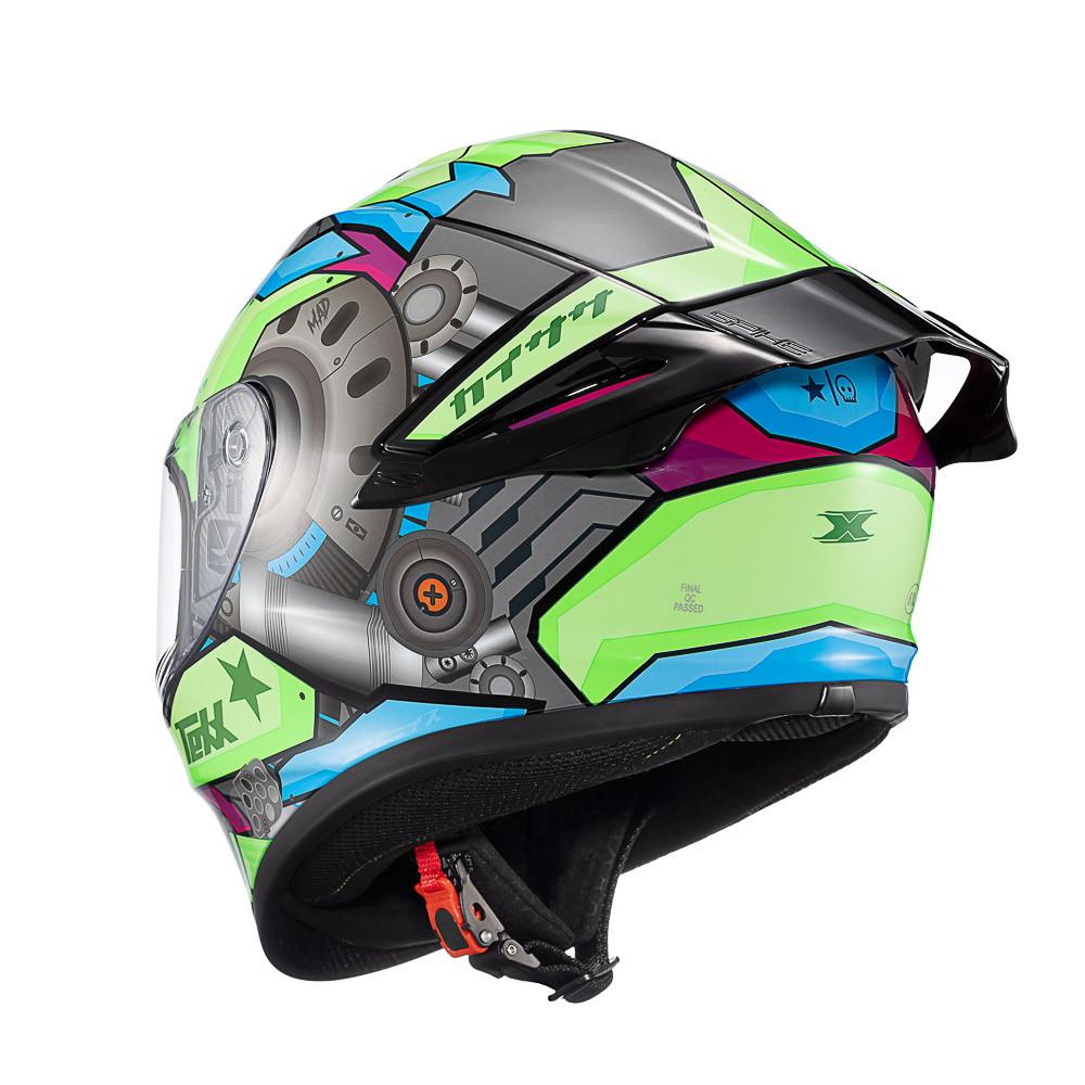 Capacete Texx Fechado Spihe Gear Esportivo Com Aerofólio