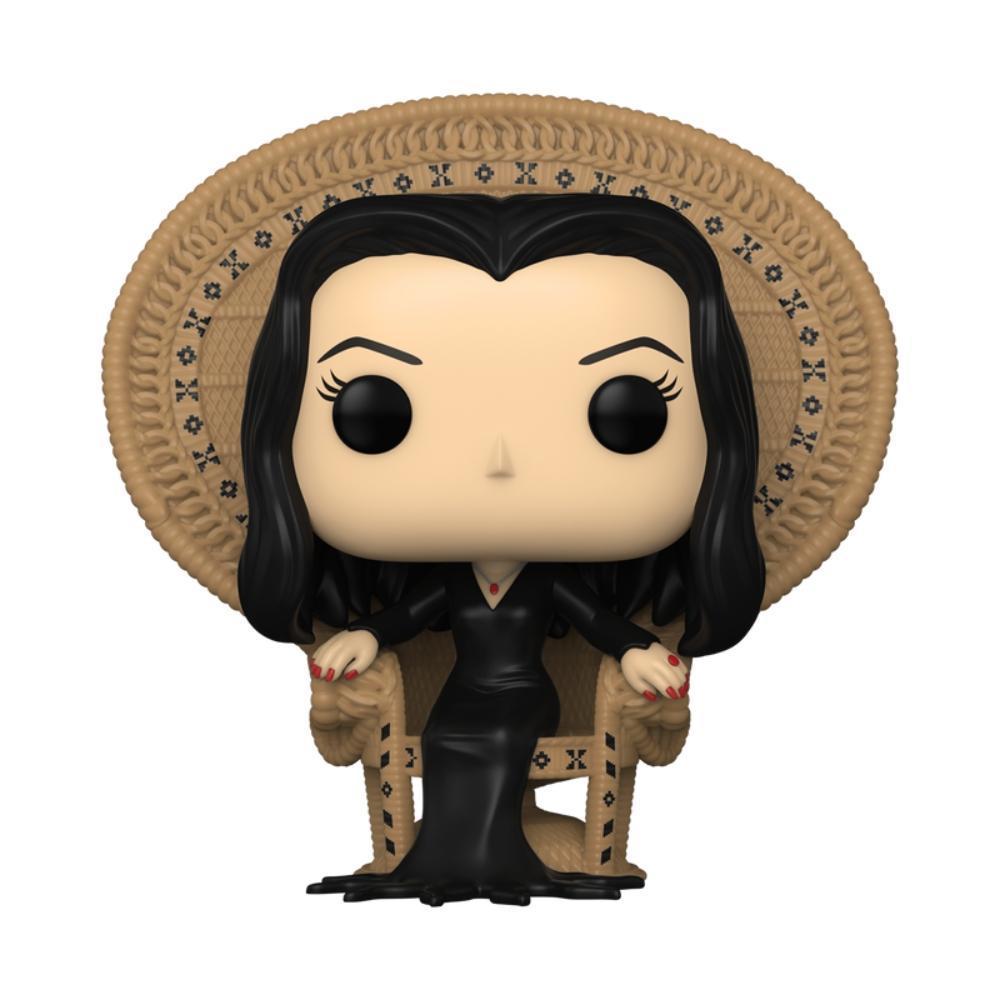 Boneco Funko Pop Premium Família Addams Morticia Na Cadeira
