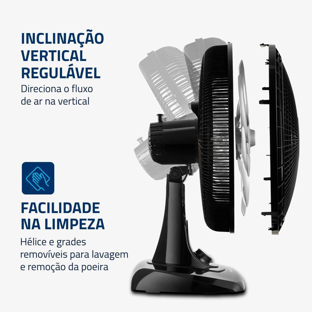 Ventilador De Mesa Mondial - 06 Pás - Vsp-40-b