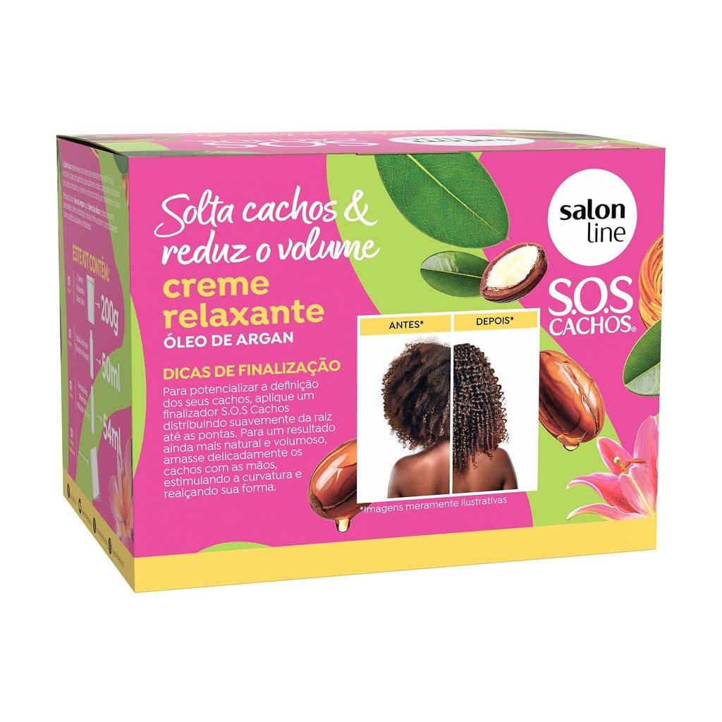 Creme Relaxante Solta Cachos E Reduz O Volume 200g