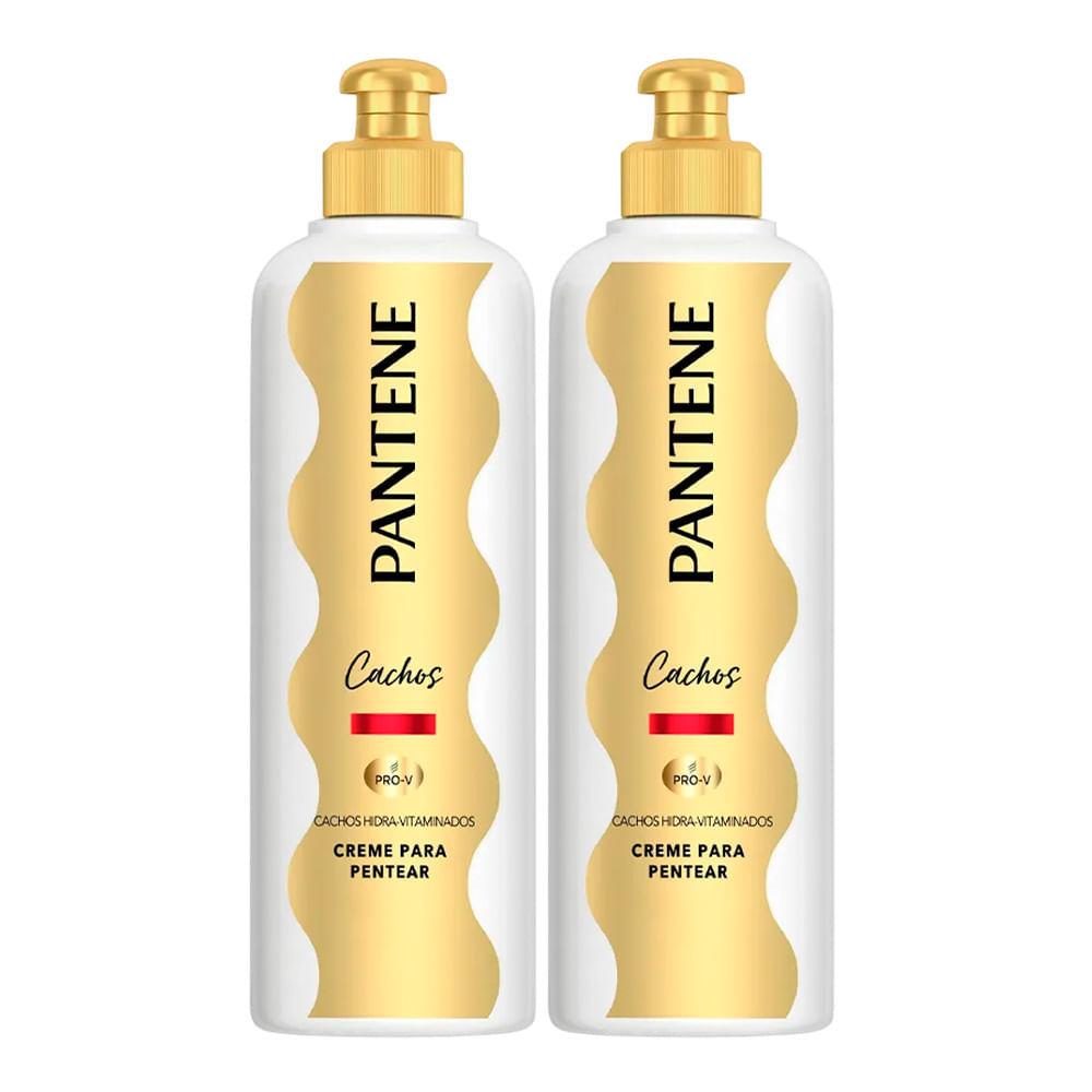 Kit Creme Para Pentear Pantene Cachos Hidra-vitaminados 240g - 2 Unidades