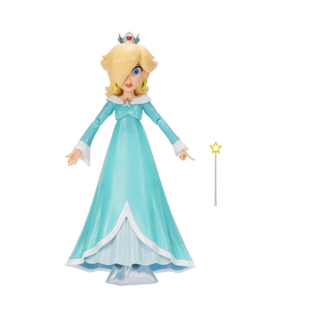Boneca Articulada Rosalina 12cm Varinha - Super Mario Filme