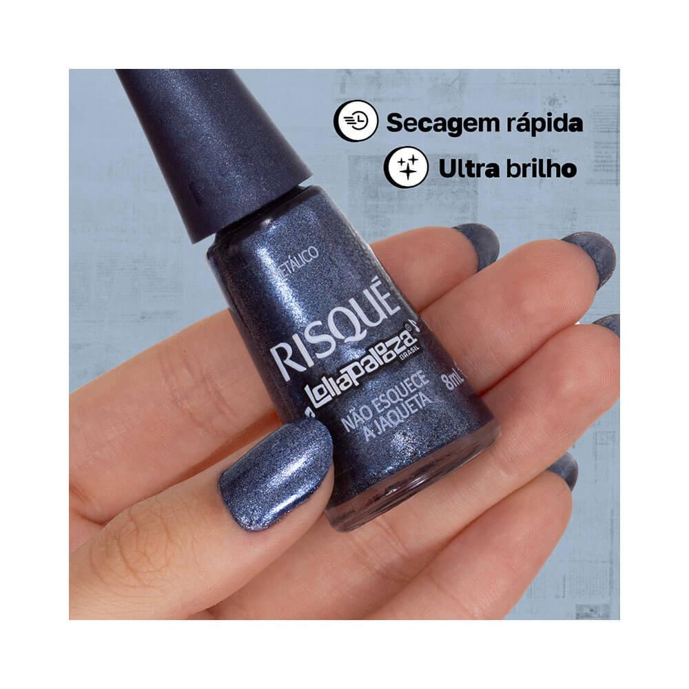 Esmalte Risqué Lollapalooza Brasil Não Esquece A Jaqueta
