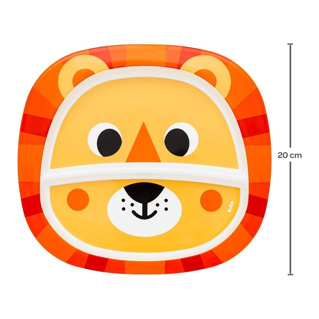 Kit Refeição Introdução Alimentar Infantil Buba Zoo Leão