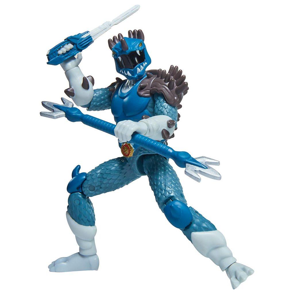 Boneco Anguirus Azul + Acessórios - Power Rangers Kaiju