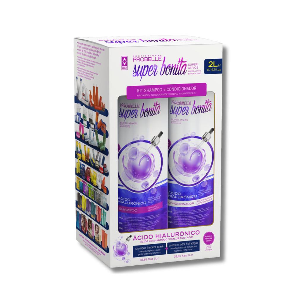 Pack Shampoo 1L + Condicionador 1L- Lançamento Probelle