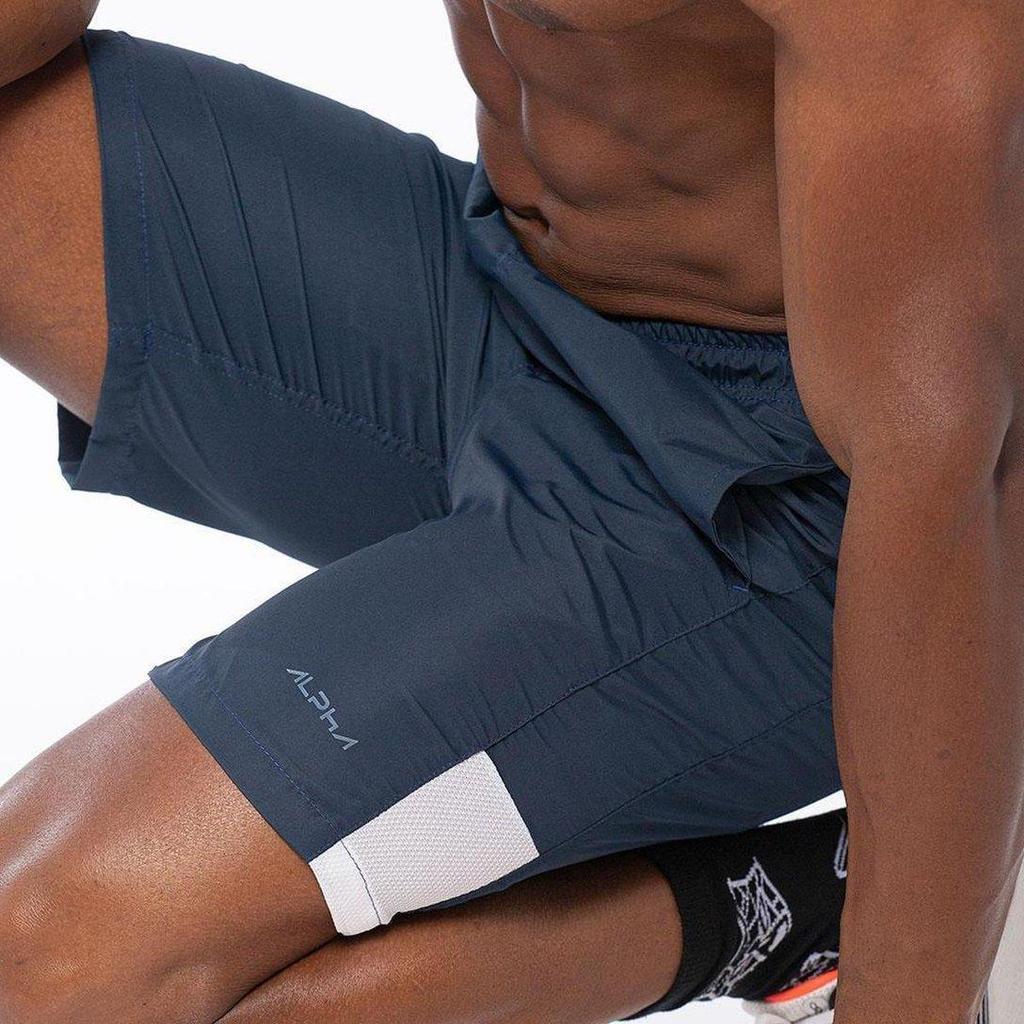 Bermuda Masculina Academia Dry Square Alpha Co