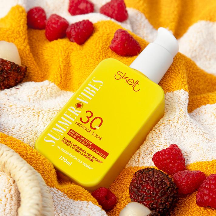 Summer Vibes Protetor Solar FPS 30 + Hidratante Corporal Velvet Milano