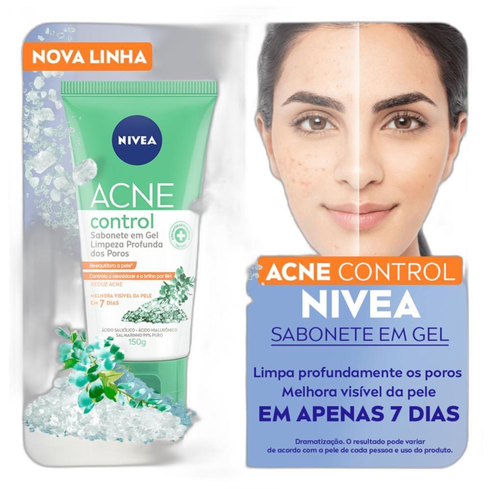 Nivea Acne Control - Sabonete Facial Em Gel 150g
