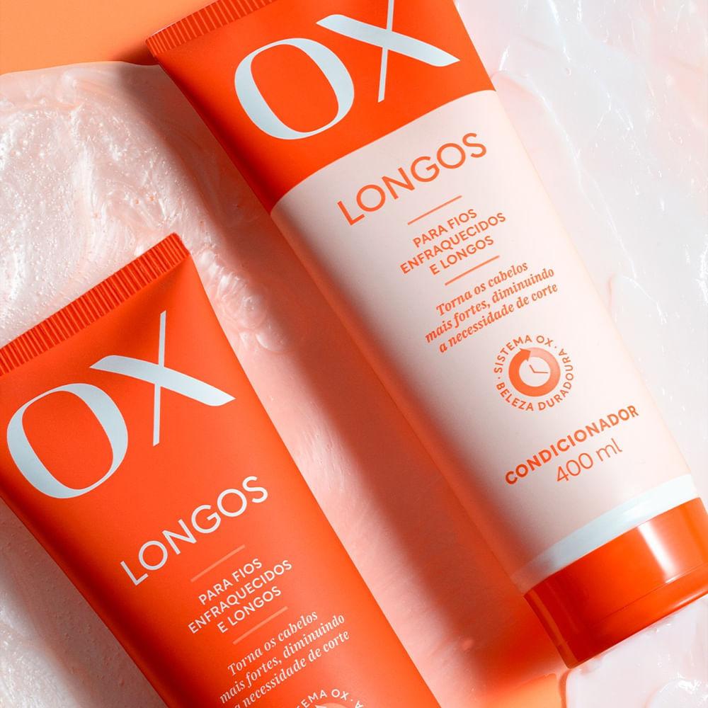 Kit Ox Longos Shampoo + Condicionador + Óleo Capilar Nutritivo 120ml