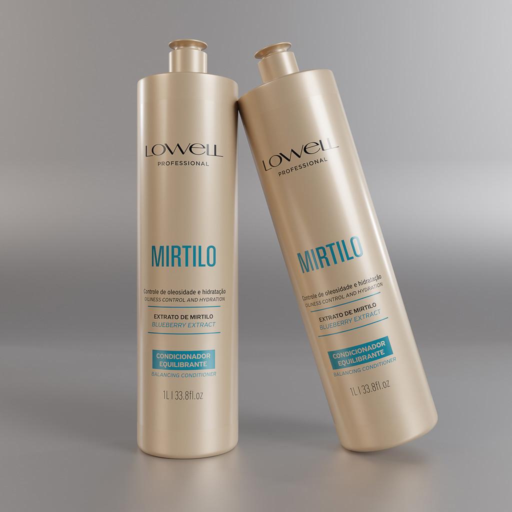 Kit Lowell Mirtilo Duo 1L E Mascara 450g