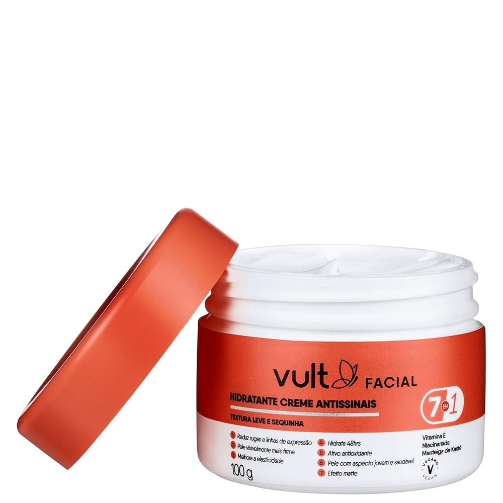 Vult Creme Facial Hidratante Antissinais 7 Em 1 100g