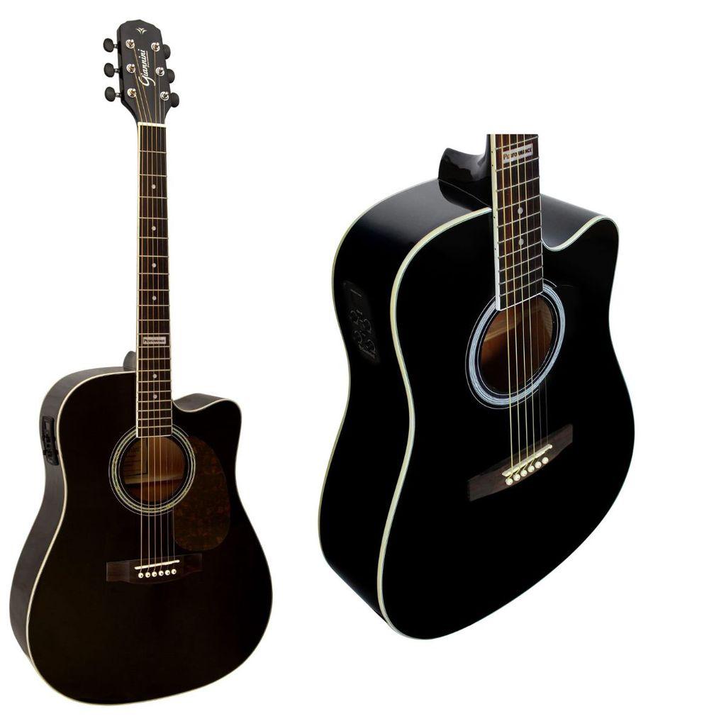 Violão Eletroacústico Giannini Performance Gf-1d Ceq Folk Cutway
