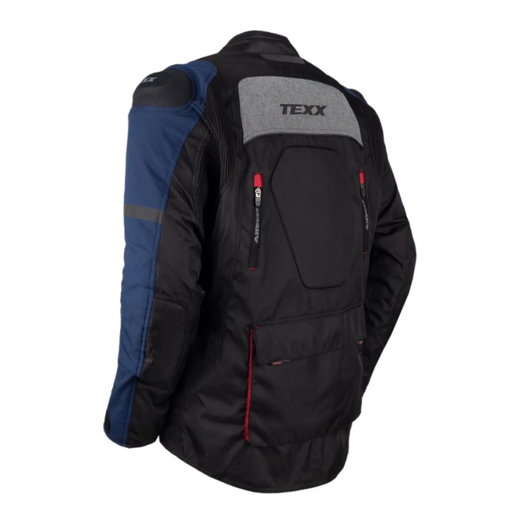 Jaqueta Moto Texx Armor Masculina Preta Azul Vermelha Cinza