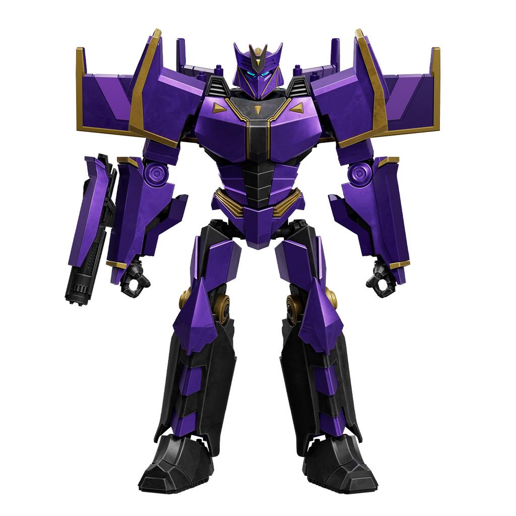Boneco Articulado Montável Blokees Transformers Classic Class Megatronus 20 Model Kit LED