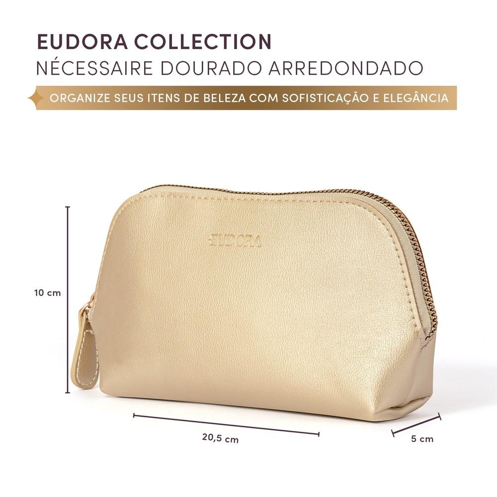 Eudora Collection Nécessaire Dourado Arredondado