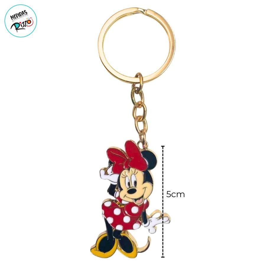 Chaveiro Metal - Minnie Mouse - Clássica - 5cm - Disney Original - 1 Unidade - Rizzo