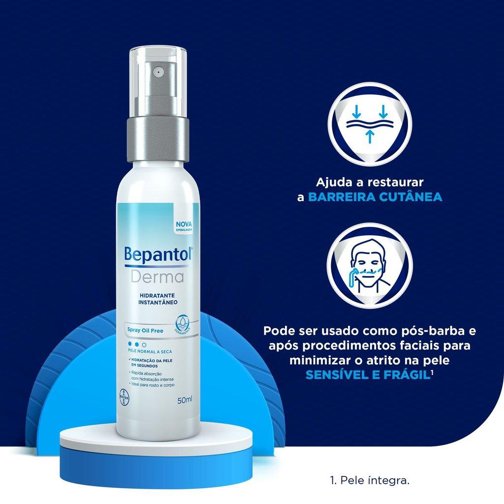 Kit 2 Hidratantes Liquido Spray Oil Free Pró Vit B5 50ml Cada Bepantol Derma