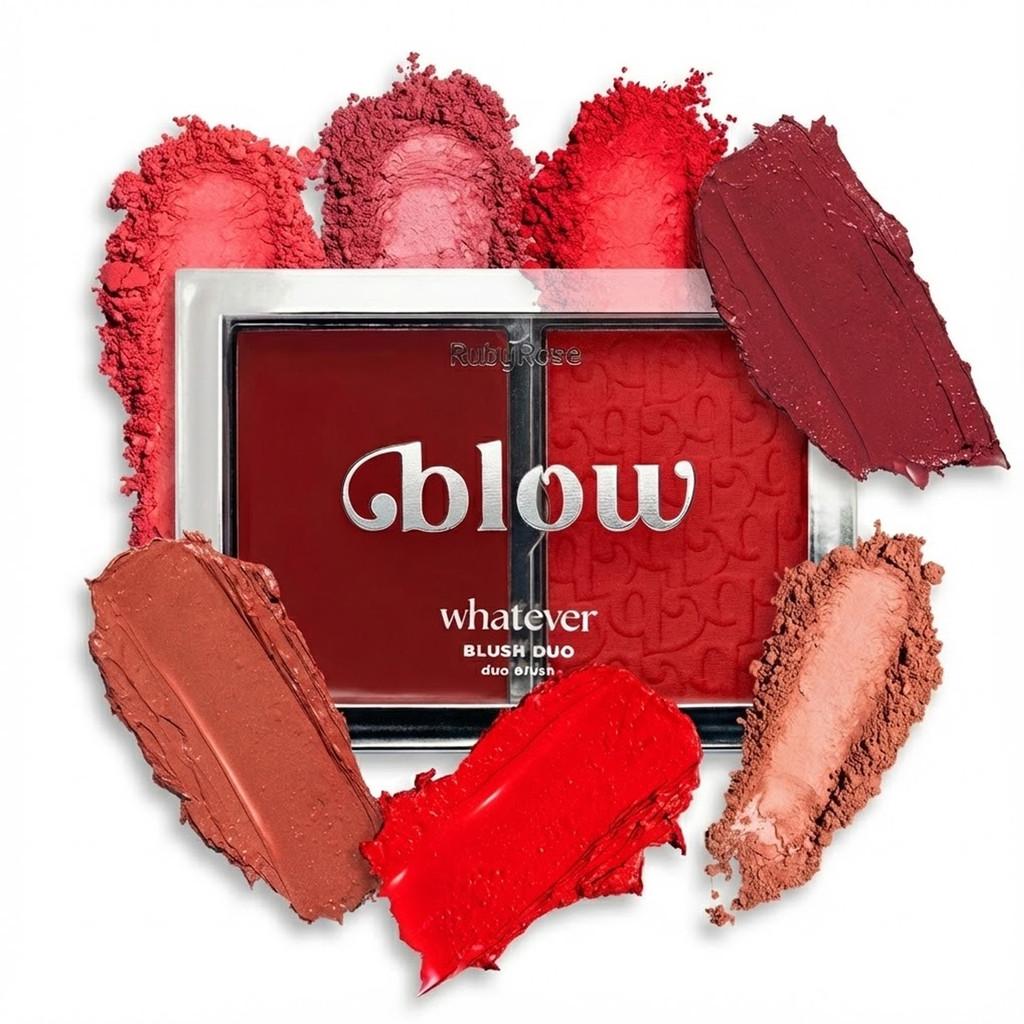 Blush Duo Ruby Rose Linha Blow Whatever Hbm05