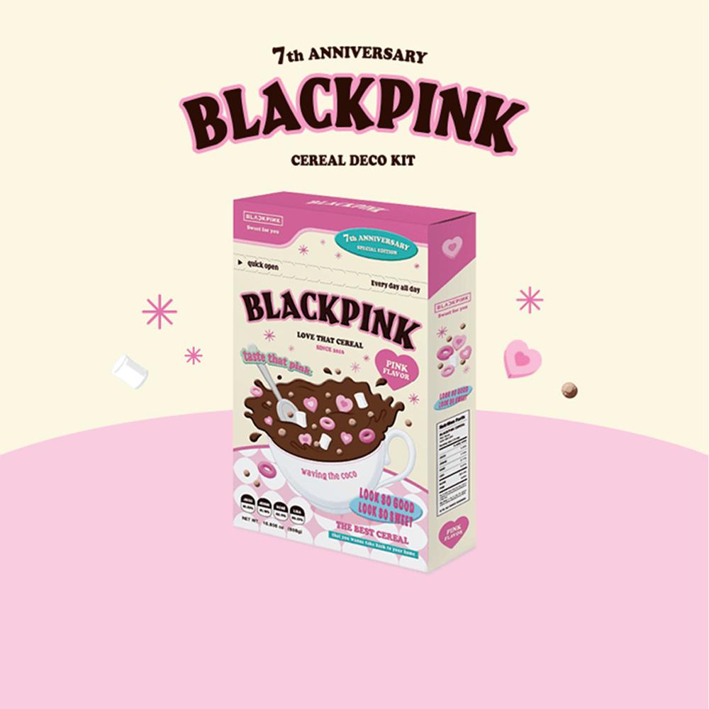 Blackpink 2023 Kit Deco De Cereais De Aniversário De Estreia