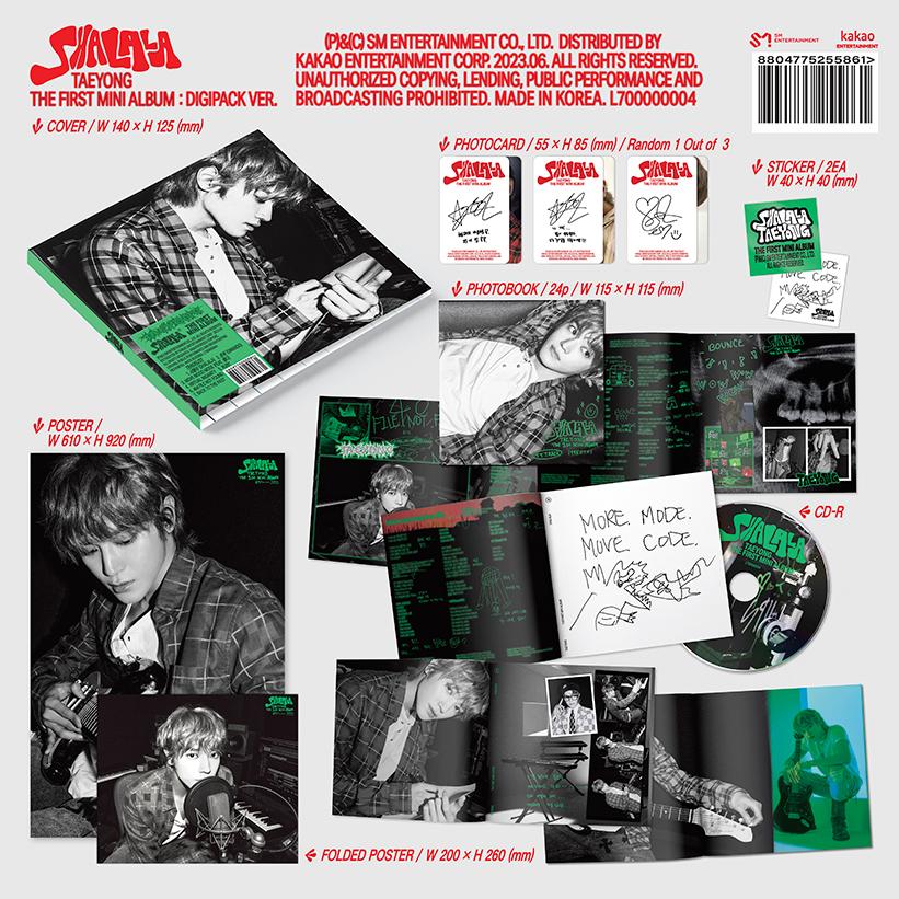 Nct Taeyong - 1st Mini Album [ Shalala ]_digipack Version
