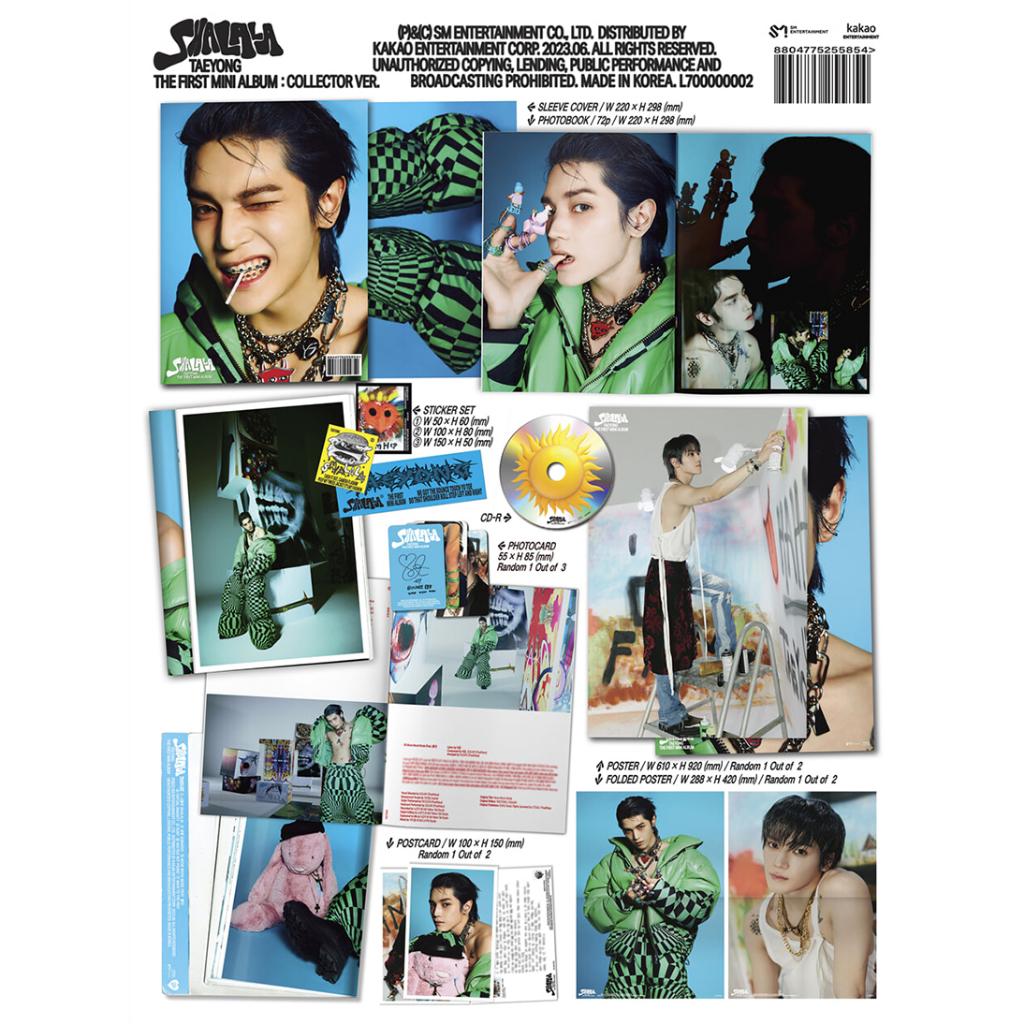 Nct Taeyong - 1st Mini Album [ Shalala ]_collector Version