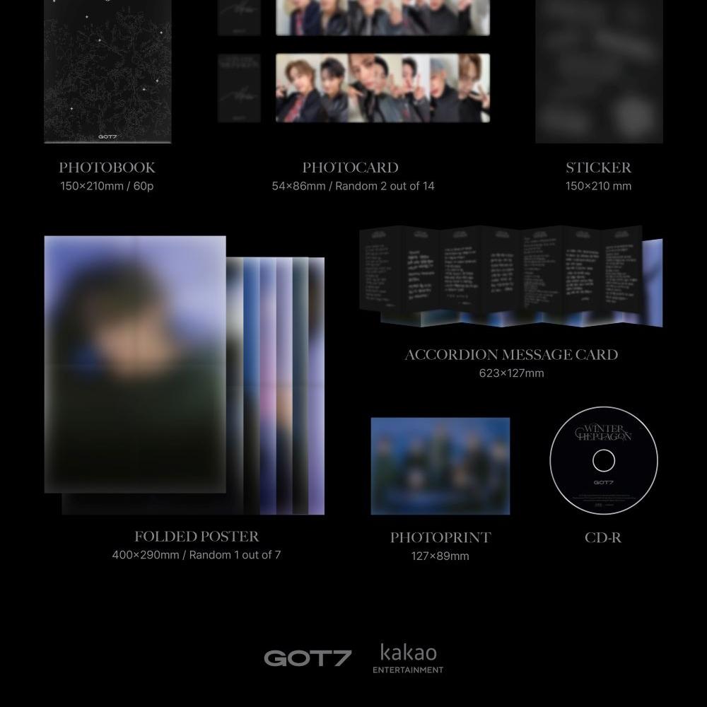 GOT7 - 13th Mini Album [ Winter Heptagon ]