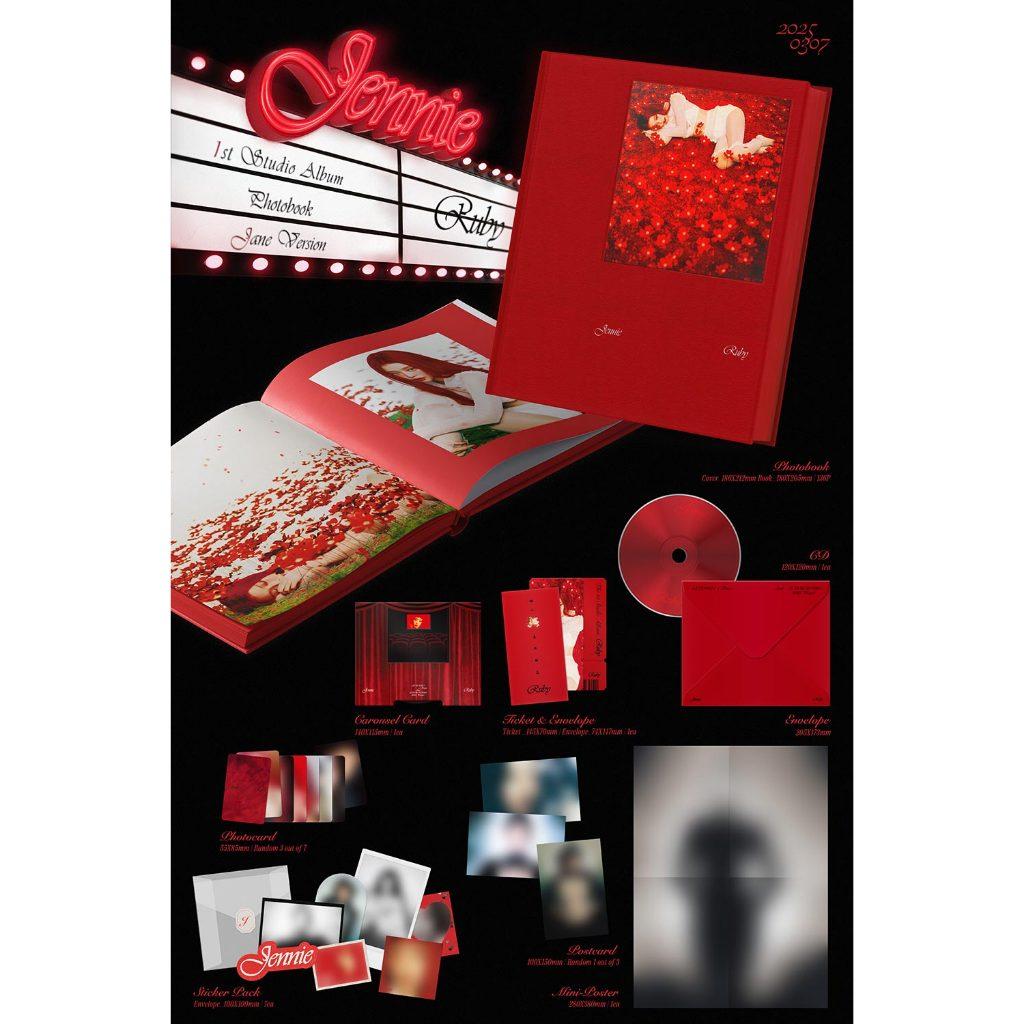 Blackpink Jennie- The 1st Studio Album [ Ruby ]_photobook Ver