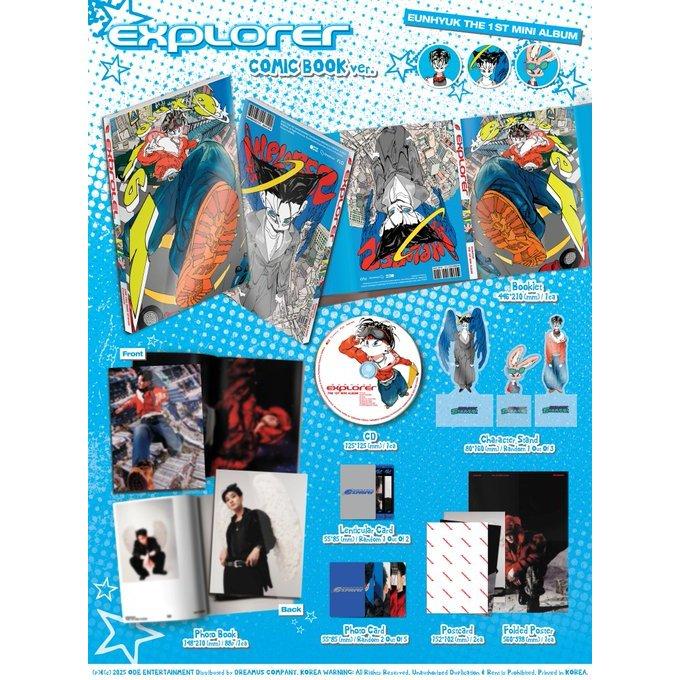 (pob+comic Book Ver) Eunhyuk The 1st Mini Album [explorer]