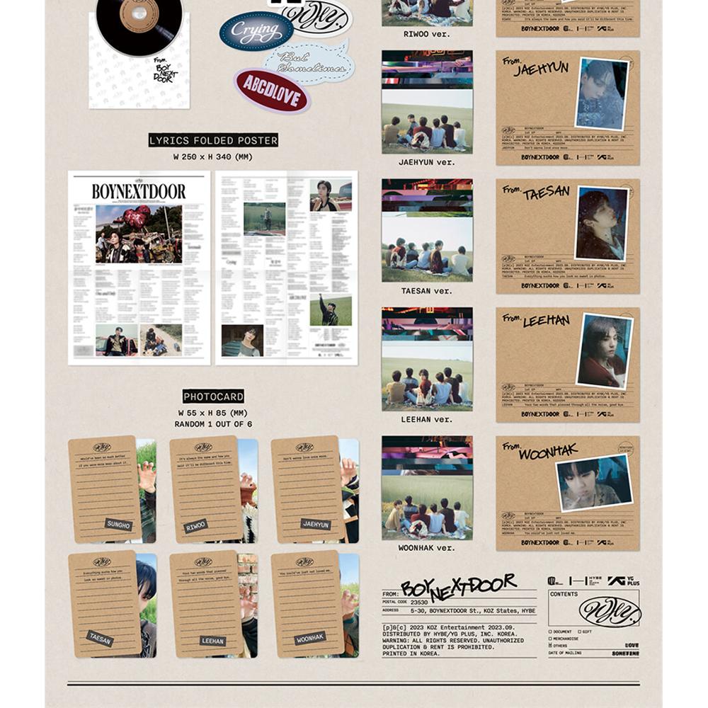 Boynextdoor - 1st Ep [ Why ]_letter Version (random Ver)