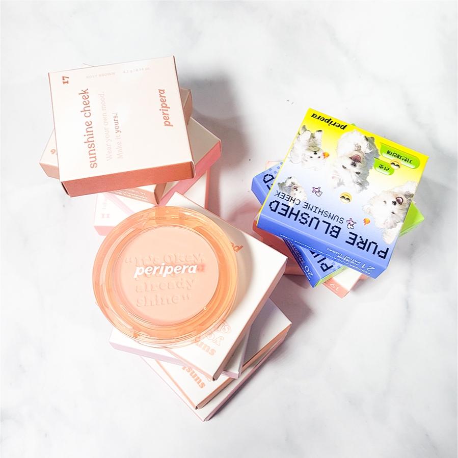 Peripera Pure Blushed Sunshine Cheek 4.2g 23colors