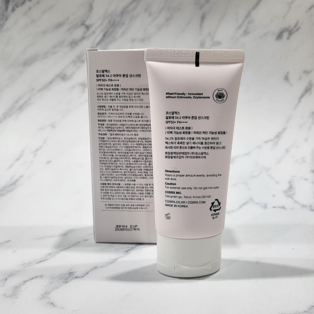 Cosrx Aloe 54.2 Aqua Tone-up Sunscreen 50ml