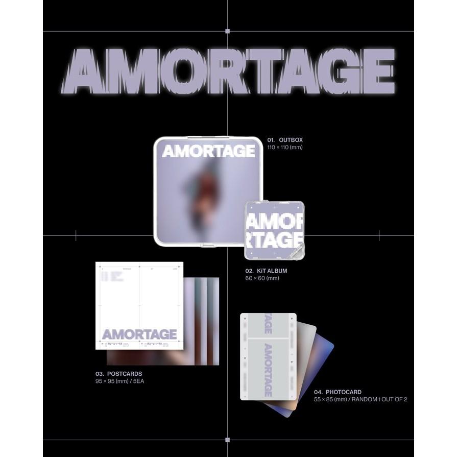 (pob+app Ver) Jisoo Mini Album [amortage]