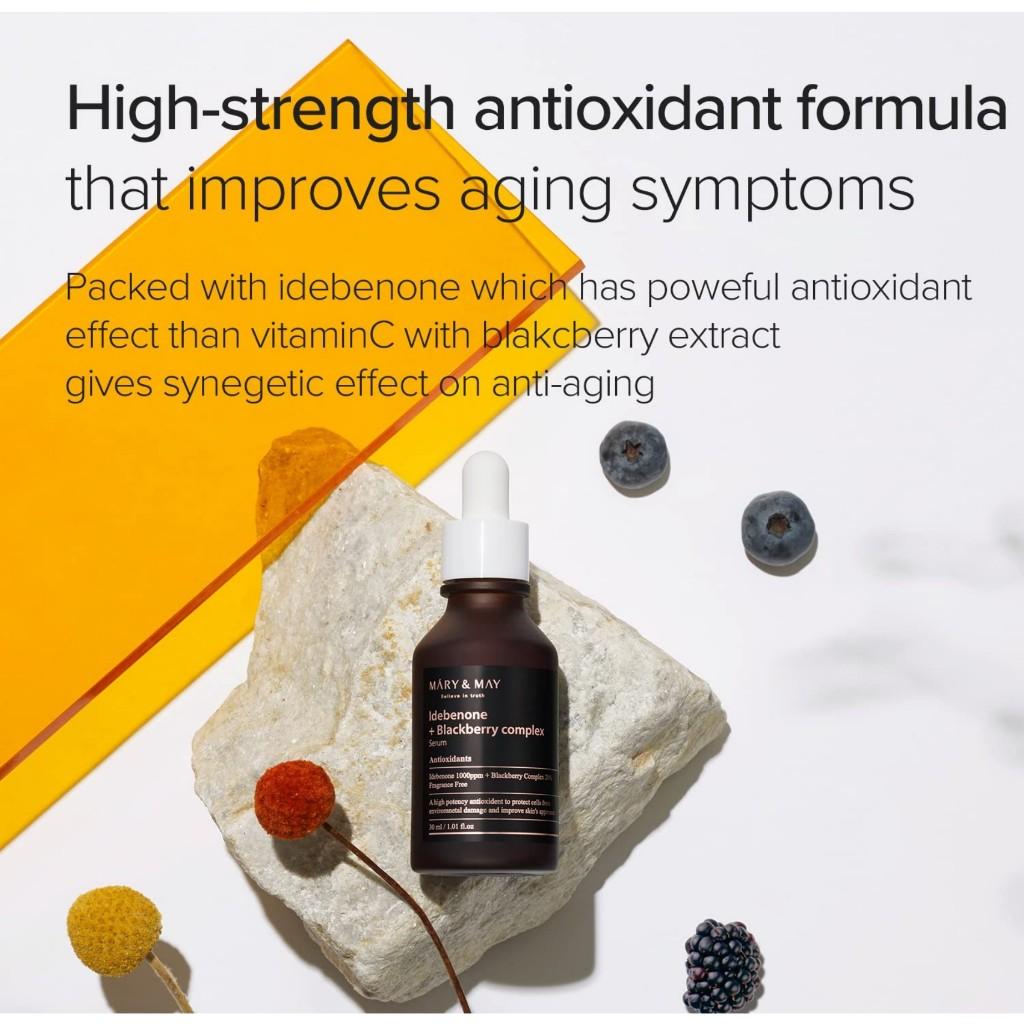 [mary May] Idebenone Blackberry Complex Serum 1.01 Fl Oz/30ml