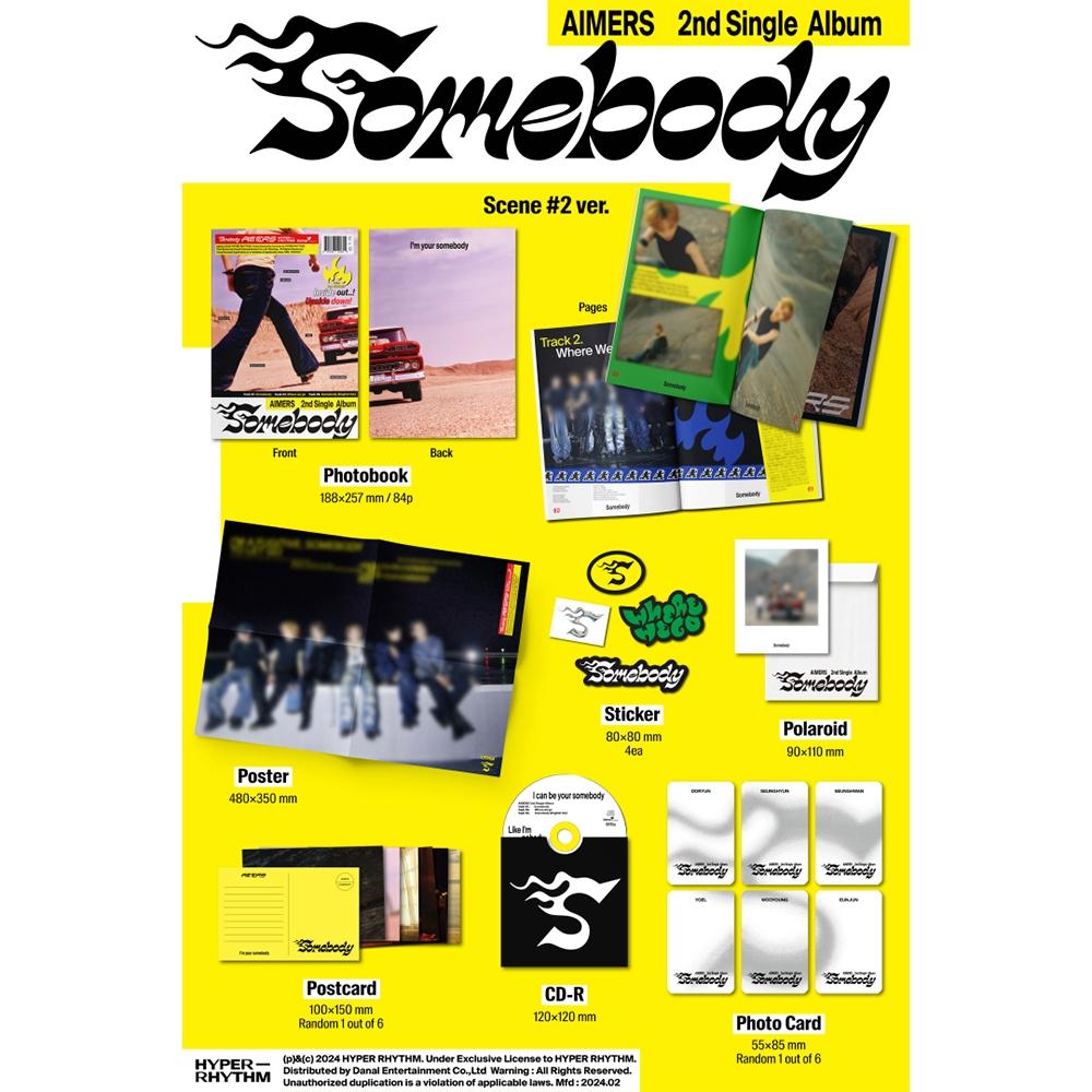 Aimers - 2nd Single Album [ Somebody ]