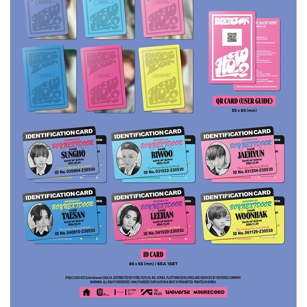 Boynextdoor - 2nd Ep Album [ How ]_weverse Album Ver