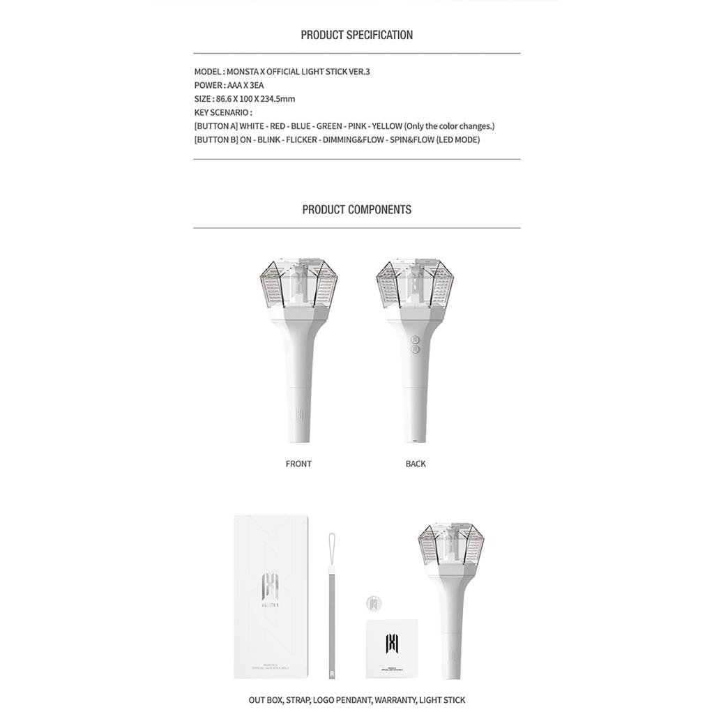 Monsta X Official Light Stick Ver.3