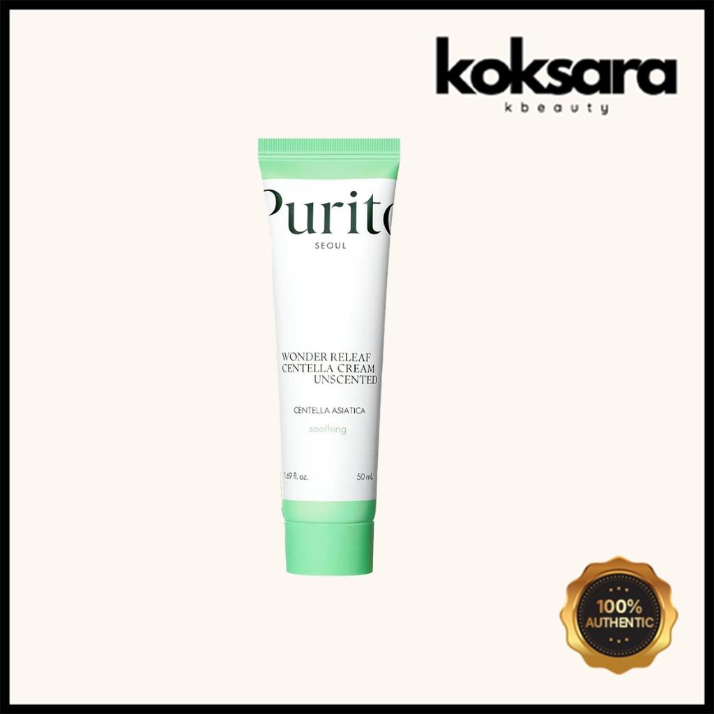 Purito Seoul Wonder Relief Centella Unscented (toner 200ml/serum 60ml/cream 50ml/eye Cream 30ml)