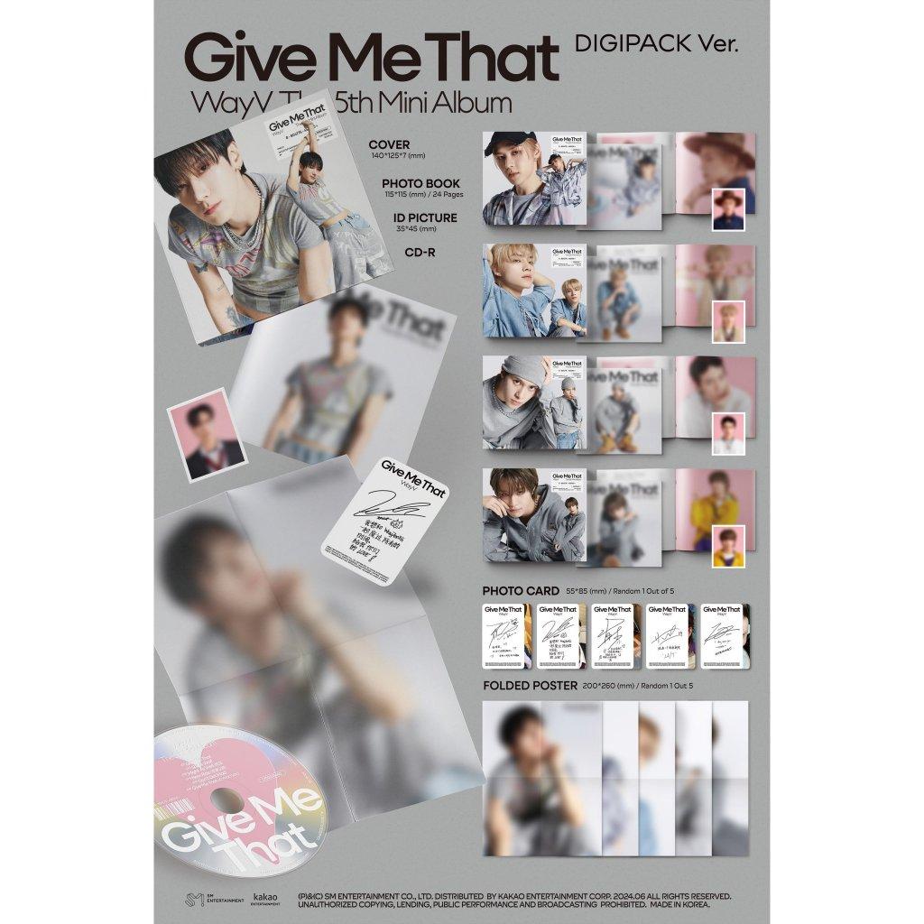 [lucky Draw_digipack Ver] Wayv 5th Mini Album [give Me That]