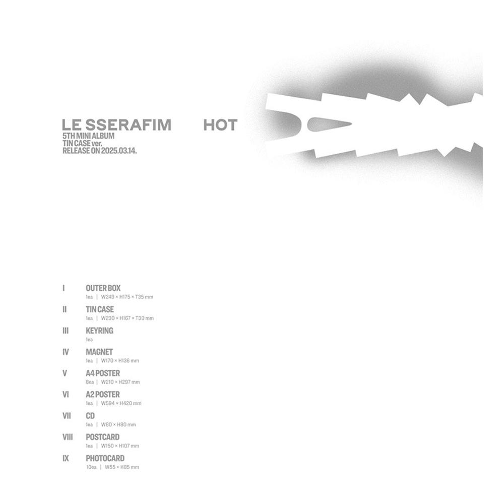 Le Sserafim - 5th Mini Album [ Hot ]_tin Case Ver