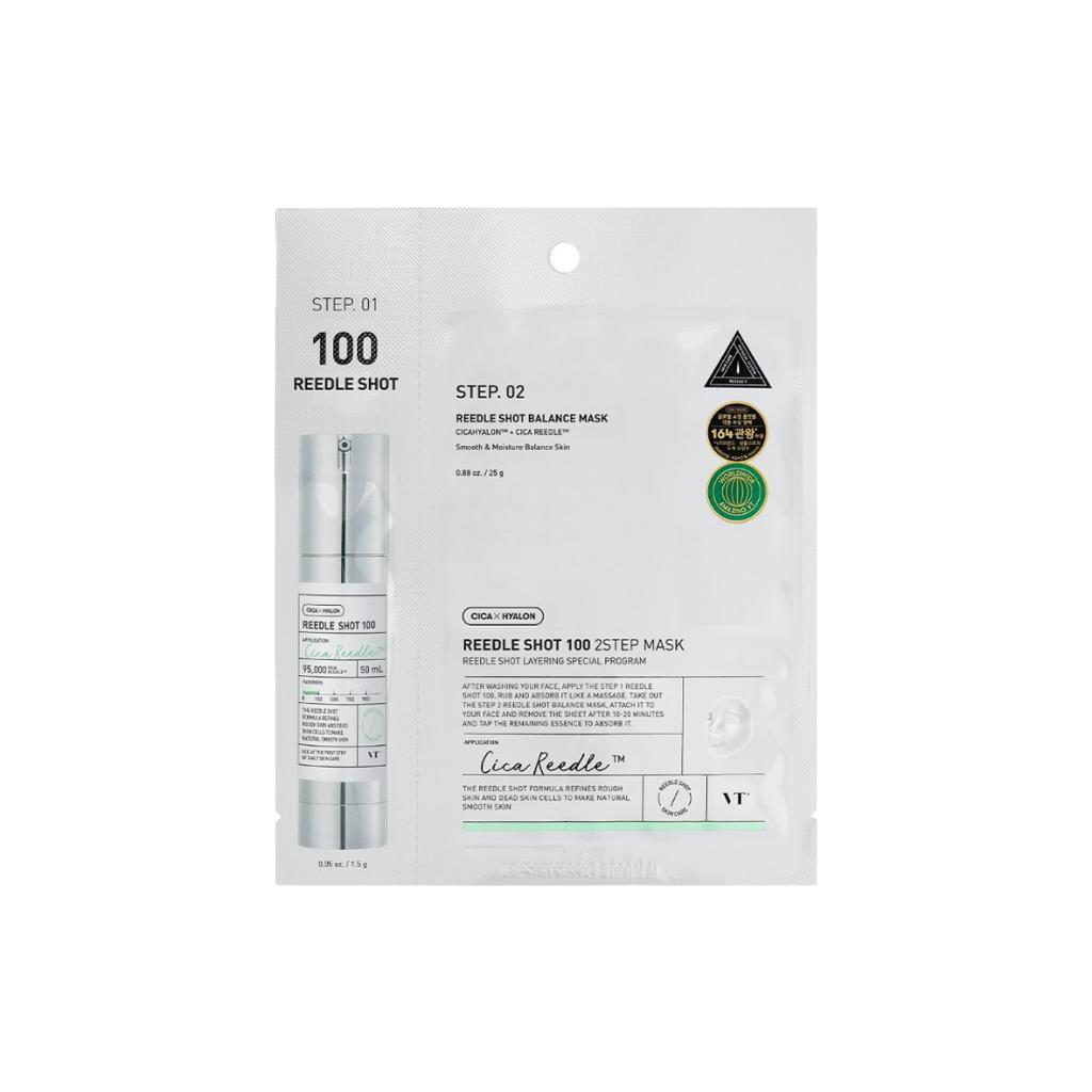 Vt Cosmetics Reedle Shot 2step/3 Step Mask 25g 18types (50/100/300/700/1000)