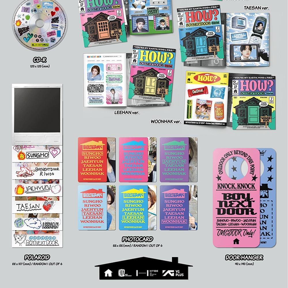 Boynextdoor - 2nd Ep Album [ How ]_sticker Ver