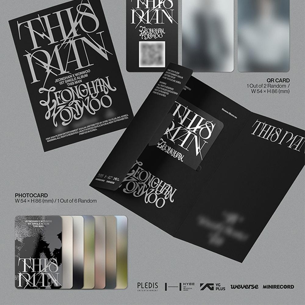 Seventeen Jeonghan X Wonwoo - 1st Single Album [ This Man ]_weverse Album Ver