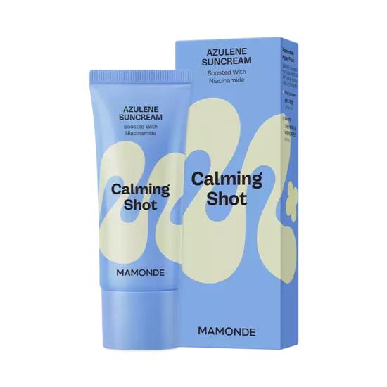 New) Mamonde Calming Shot Azulene Sun Cream Spf50+pa++++ 35ml
