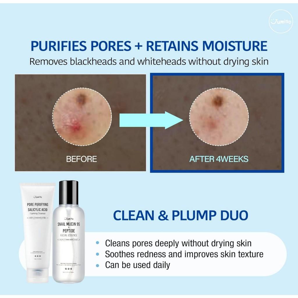 Jumiso Pore-purifying Salicylic Acid Foaming Cleanser 120g/20g